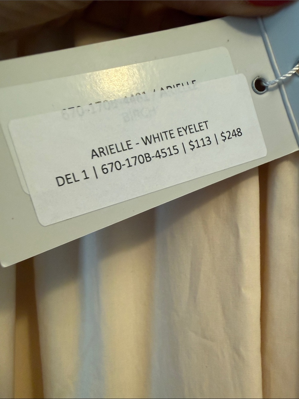 Rails Arielle White Eyelet Dress - Picture 4 of 6